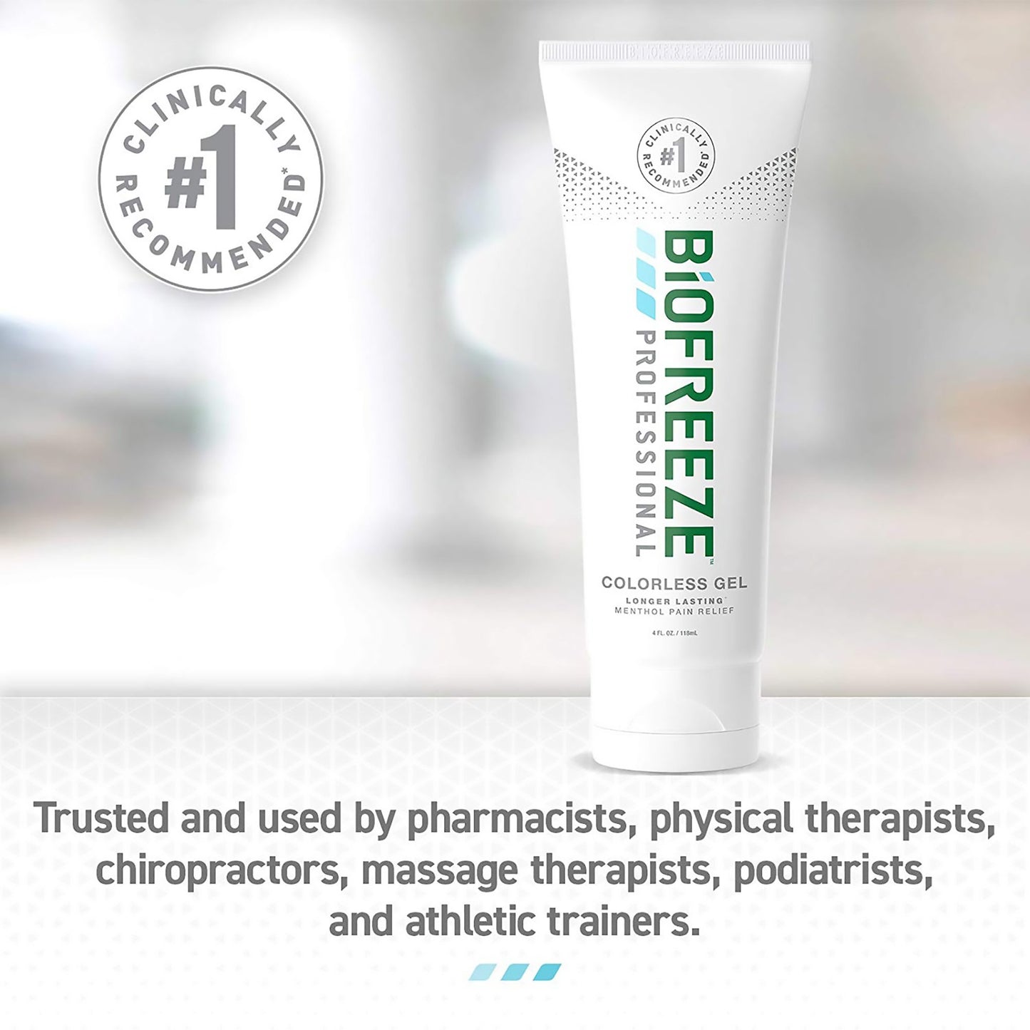 Biofreeze® Professional Topical Pain Relief 5% Strength Menthol Topical Gel 4 oz. (1027512_BX)