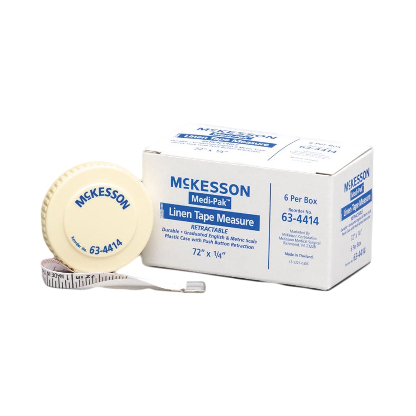 McKesson Measurement Tape 72 Inch Cloth Reusable English / Metric (481650_EA)