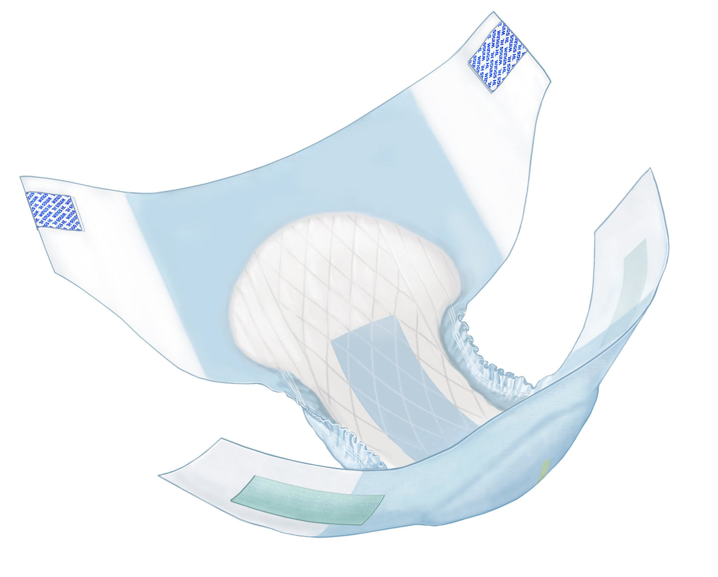 Wings™ Ultra Unisex Adult Incontinence Brief X-Large Disposable Heavy Absorbency (864857_CS)