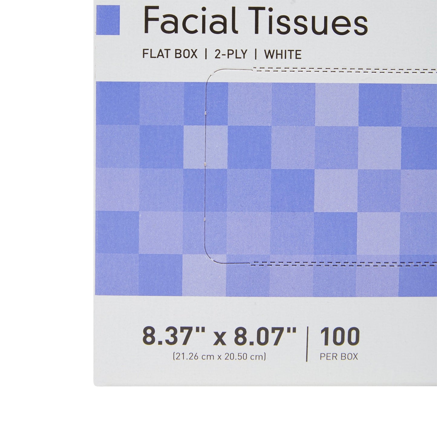 McKesson Facial Tissue White 8.37 X 8.07 Inch 100 Count (1040596_BX)