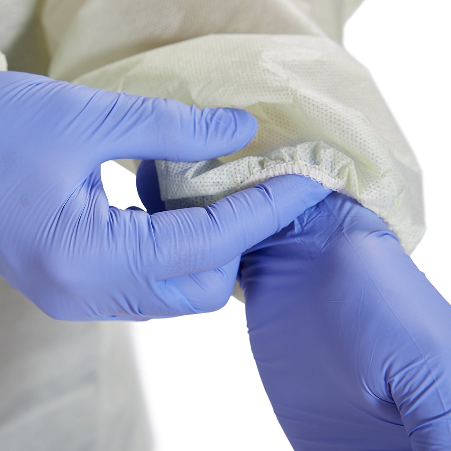 McKesson Protective Procedure Gown One Size Fits Most Yellow NonSterile AAMI Level 2 Disposable (1247991_CS)