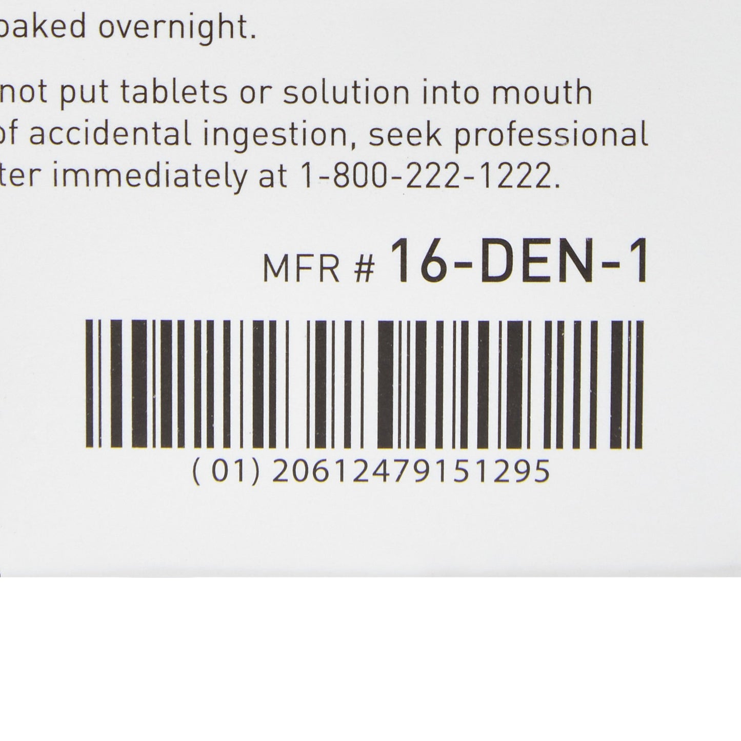 McKesson Denture Cleaner Unflavored (515486_CS)