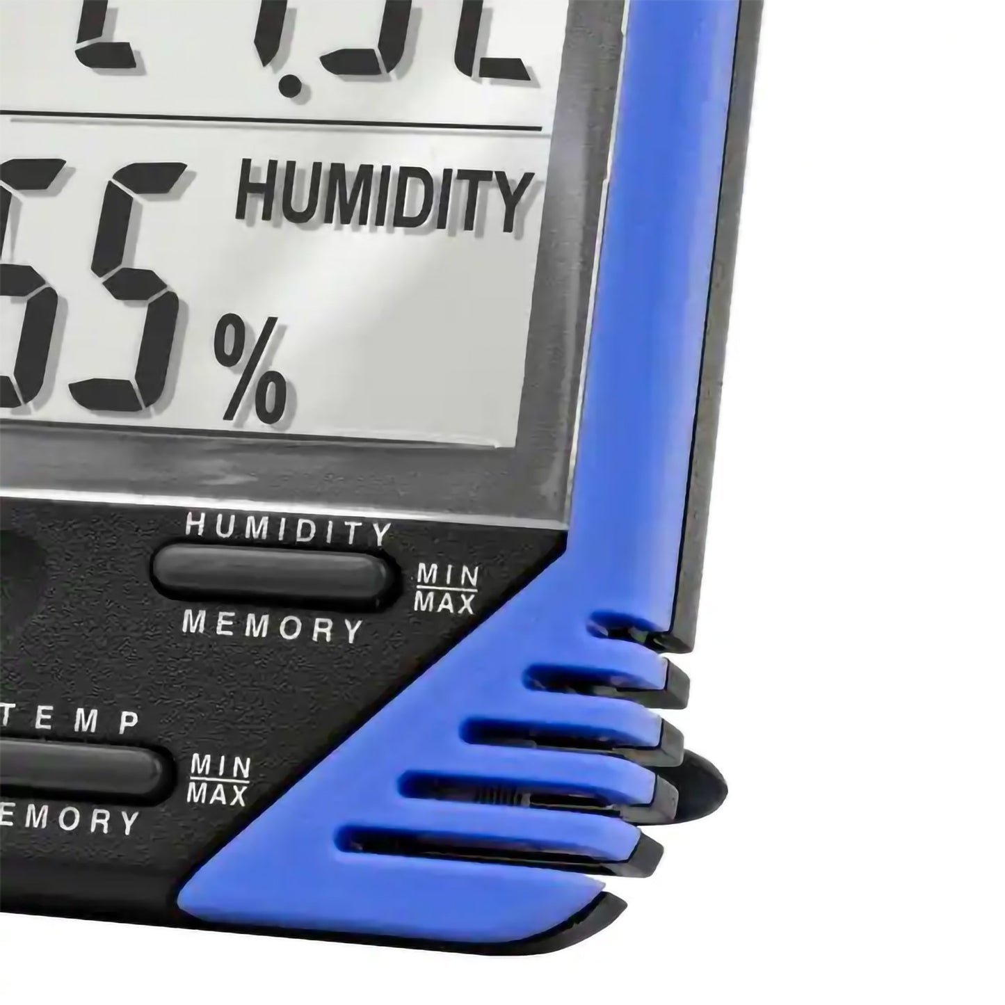 Fisherbrand™ Traceable® Thermometer / Clock / Humidity Monitor Fahrenheit / Celsius 32° to 122°F (0° to 50°C) Internal Sensor Flip-out Stand / Wall Mount Battery Operated (482112_EA)
