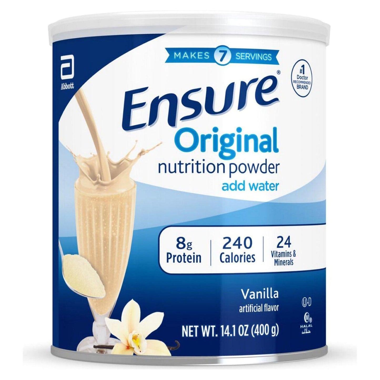 Ensure® Original Oral Supplement Vanilla Flavor Powder 14.1 oz. Can (1257722_CS)