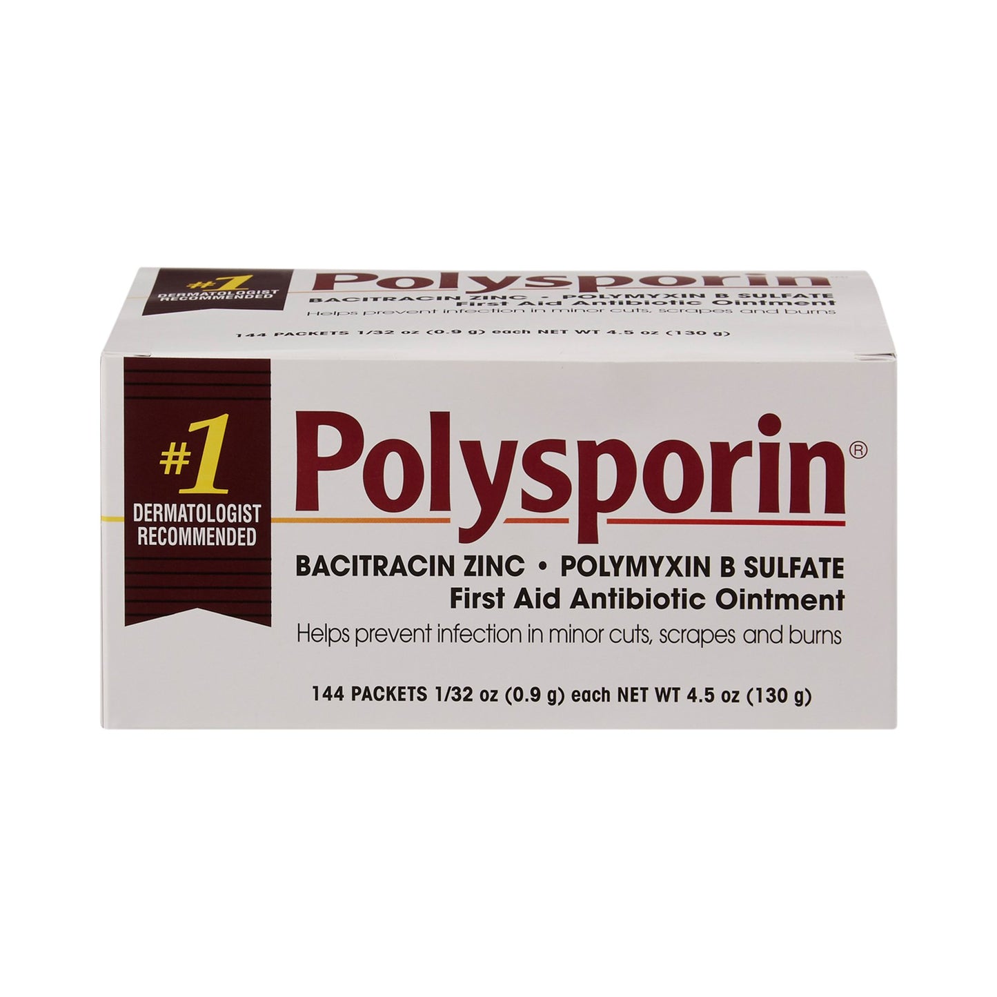 Polysporin® First Aid Antibiotic Bacitracin / Polymyxin B Ointment 0.9 Gram Individual Packet (565780_BX)