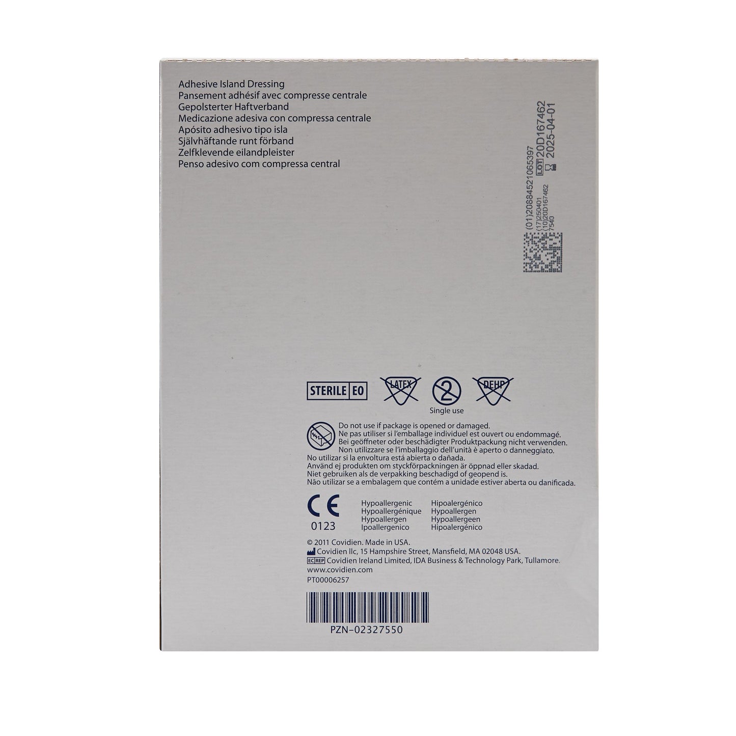 Telfa™ Island Dressing 4 X 5 Inch Rectangle Sterile (314019_CT)