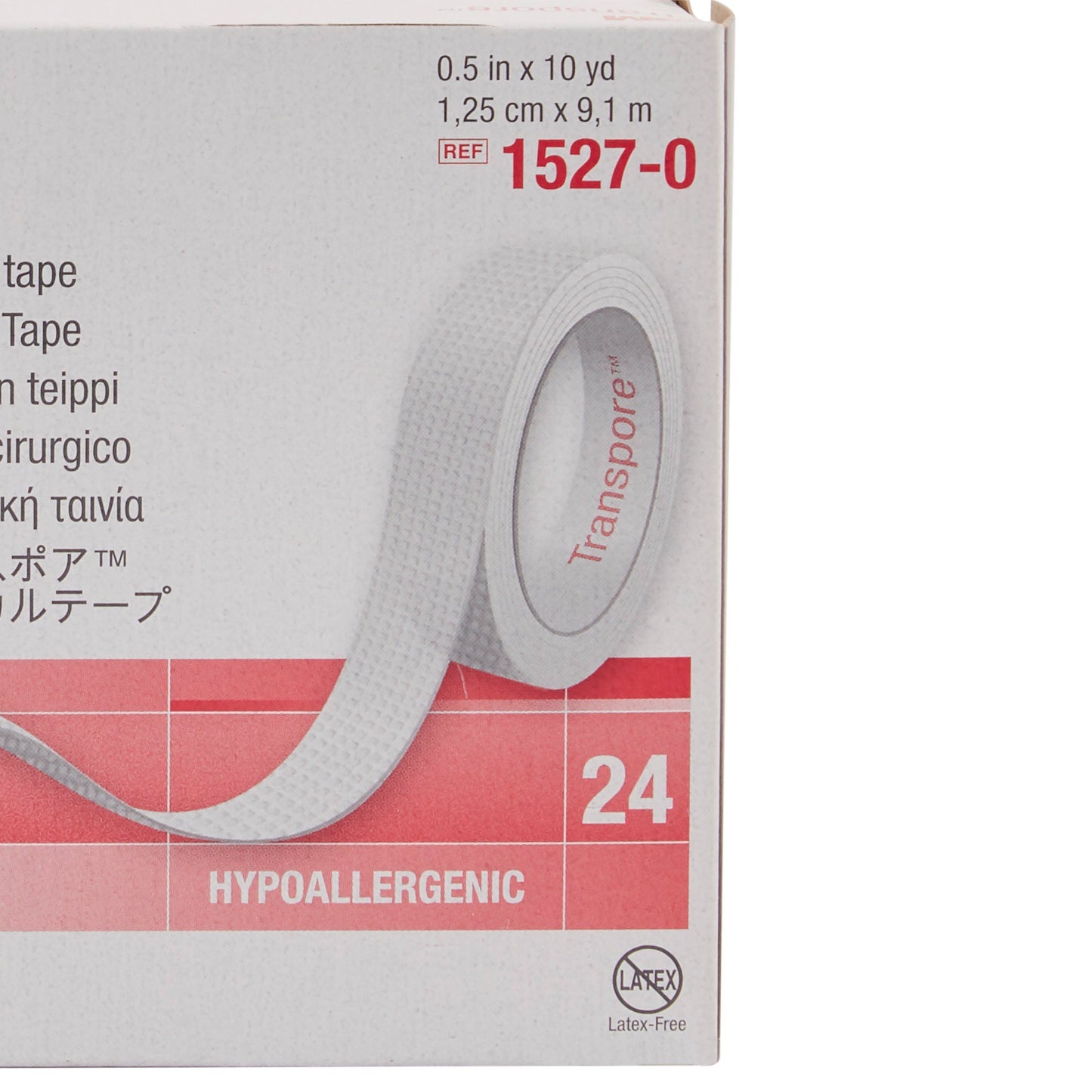3M™ Transpore™ Medical Tape Transparent 1/2 Inch X 10 Yard Plastic NonSterile (5761_RL)