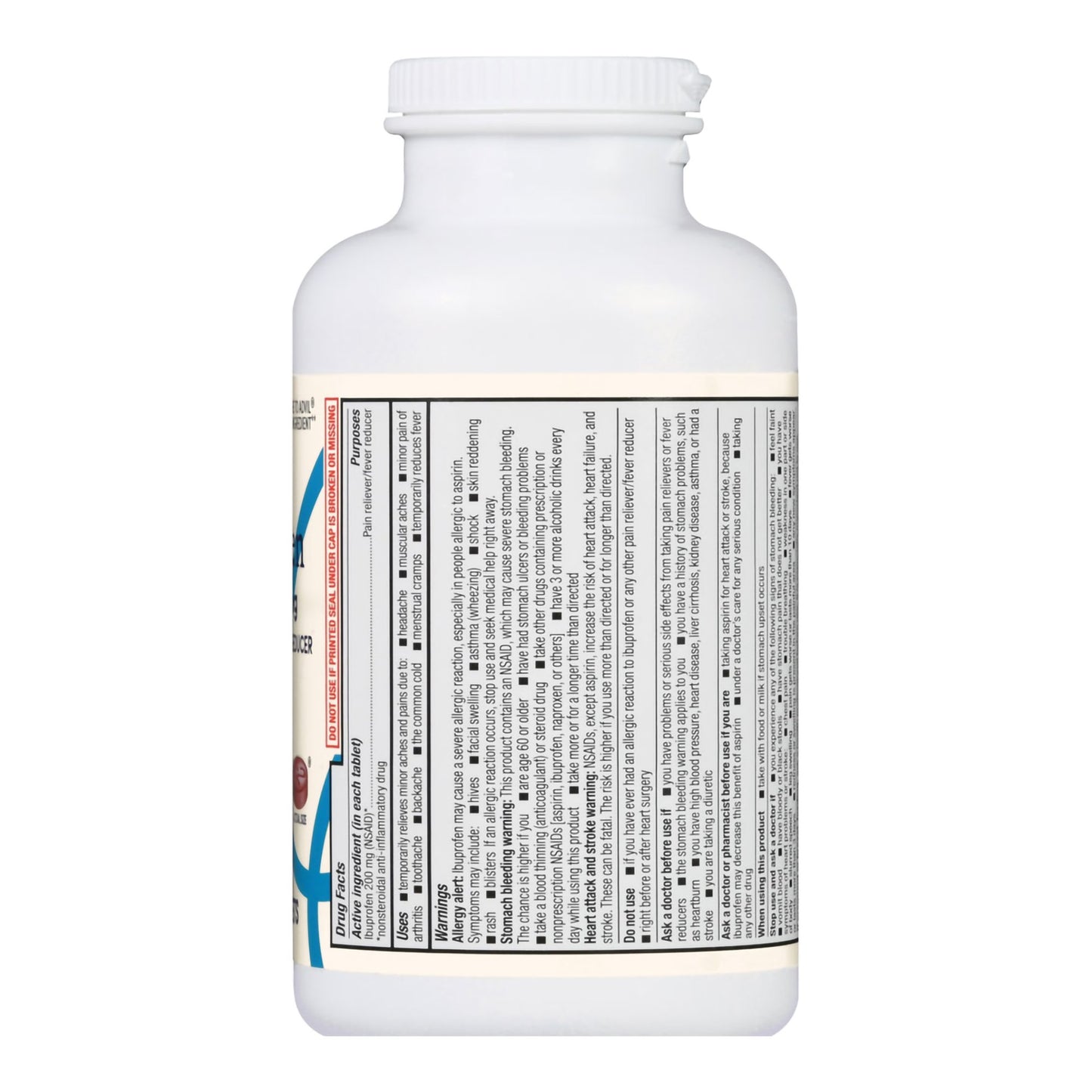 Foster & Thrive™ Pain Relief 200 mg Strength Ibuprofen Tablet 500 per Bottle (1238922_BT)