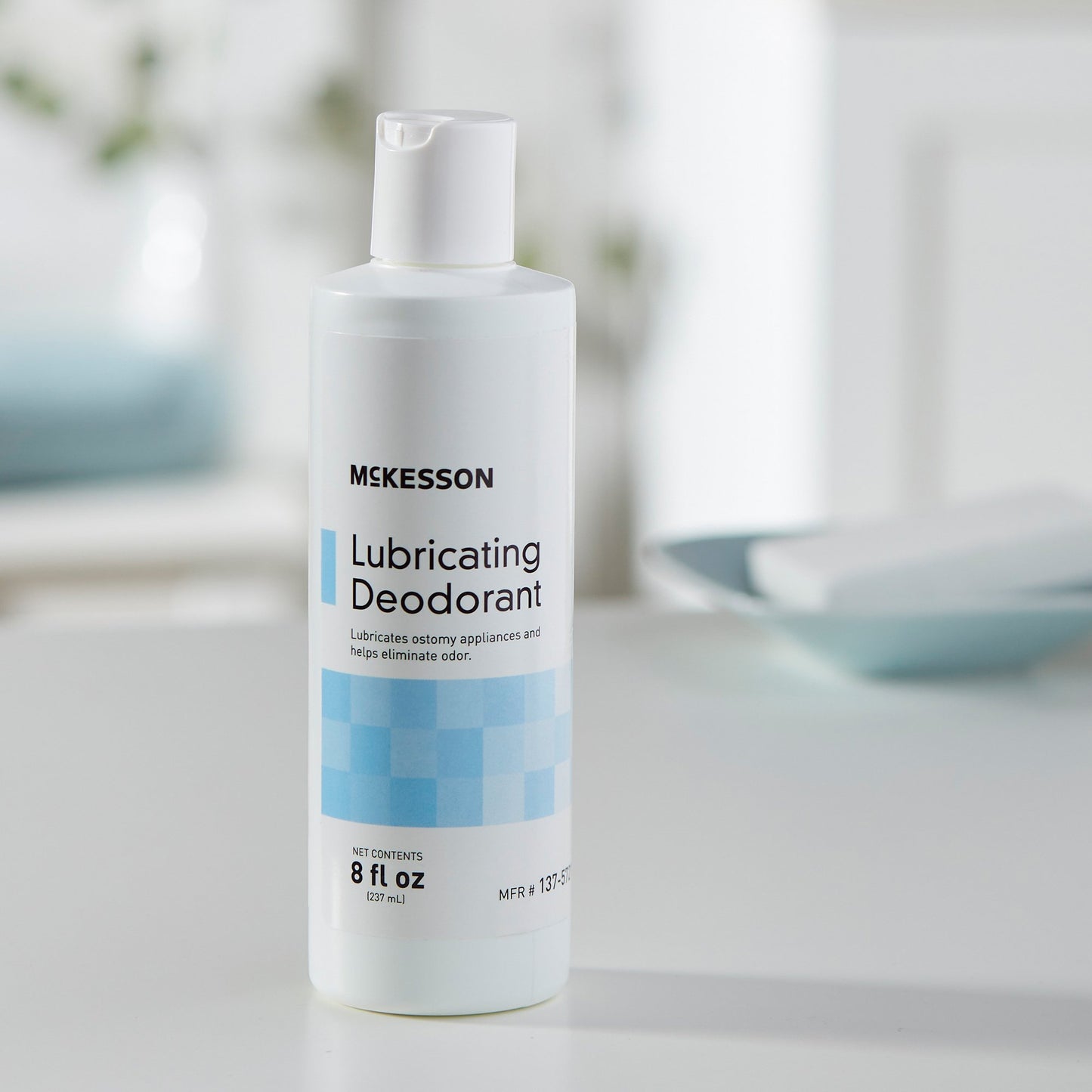McKesson Lubricating Ostomy Appliance Deodorant Lubricating, 8 oz., Squeeze Bottle, Unscented (1081293_EA)
