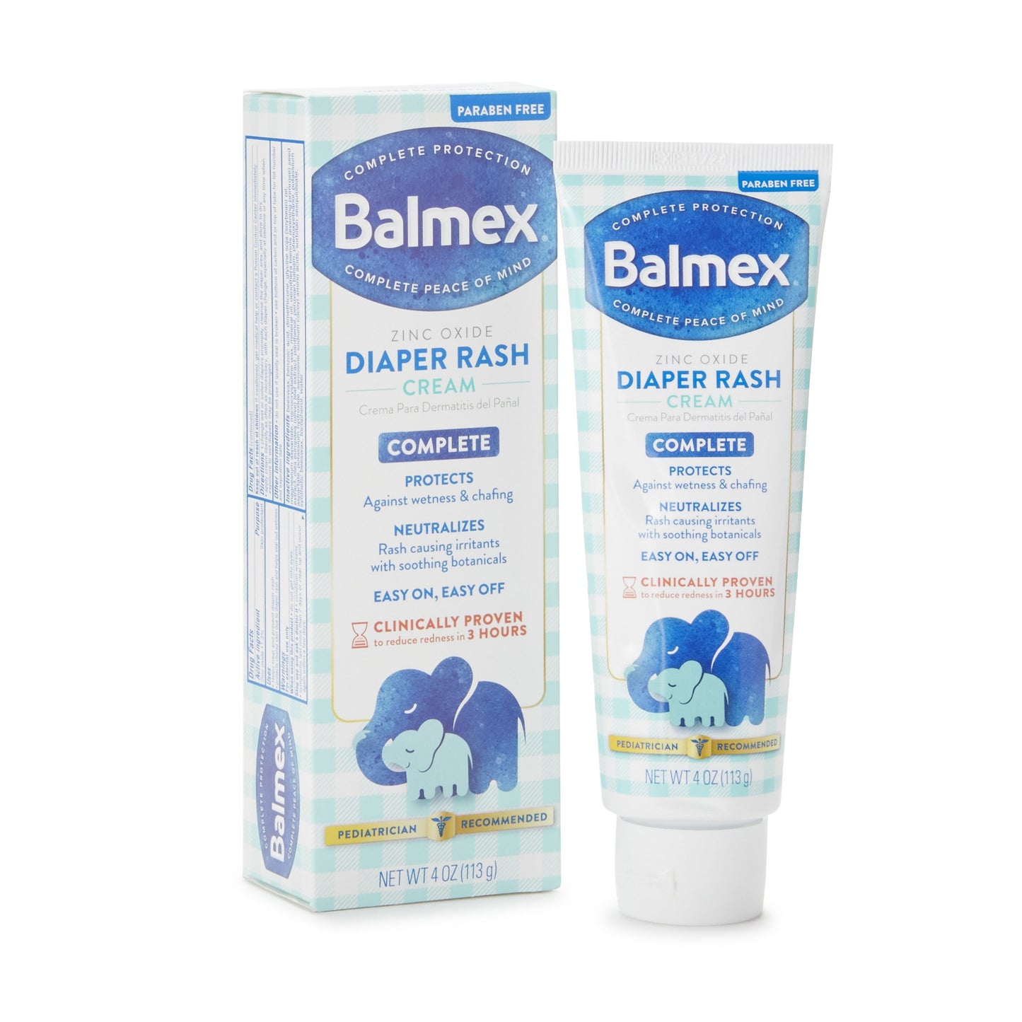 Balmex® Diaper Rash Treatment 4 oz. Tube Scented Cream (1130033_EA)