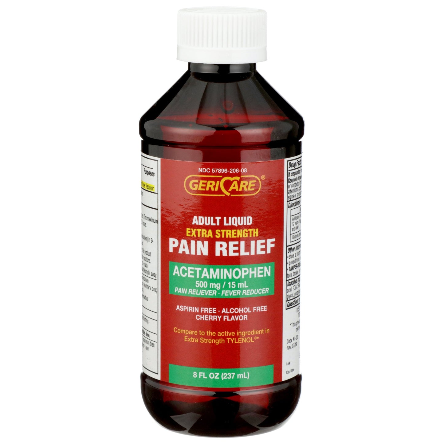 Geri-Care® Pain Relief 500 mg / 15 mL Strength Acetaminophen Liquid 8 oz. (689167_BT)
