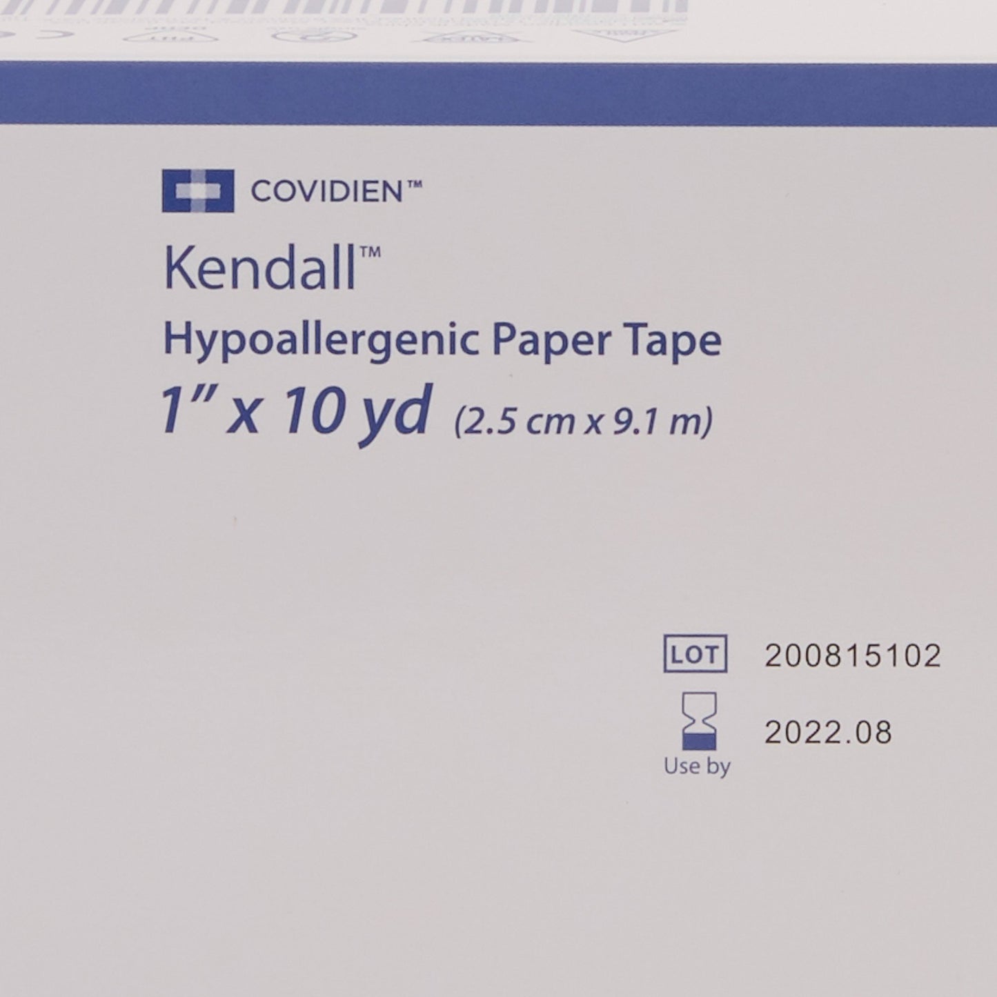 Kendall™ Hypoallergenic Hypoallergenic Medical Tape White 1 Inch X 10 Yard Paper NonSterile (696197_BX)