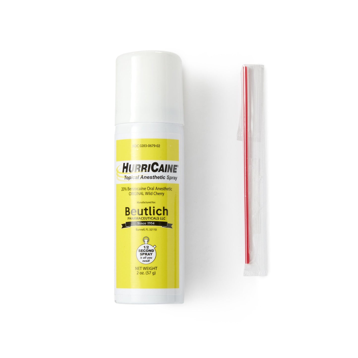 HurriCaine® Oral Pain Relief 20% Strength Benzocaine Oral Spray 2 oz. (234370_EA)