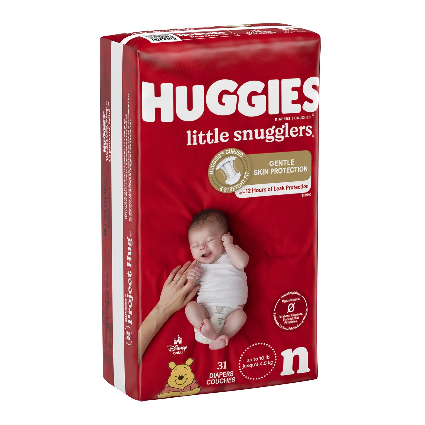 Huggies® Little Snugglers Unisex Baby Diaper Newborn Disposable Heavy Absorbency (1128671_PK)