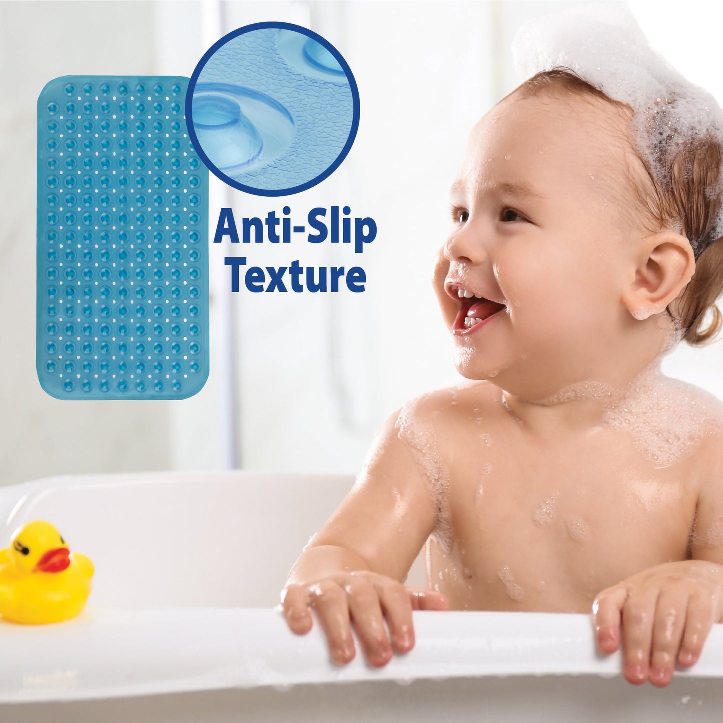 Theracare™ Non-Slip Bath Mat Vinyl 15 X 27 Inch (1257842_EA)