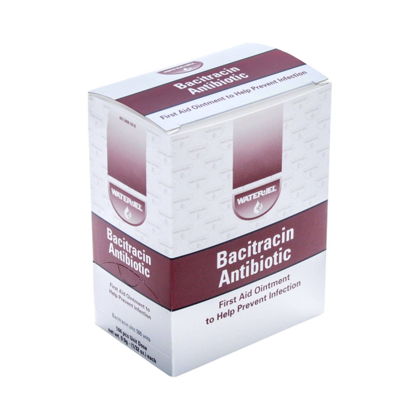 Water Jel® First Aid Antibiotic Bacitracin Zinc Ointment 0.9 Gram Individual Packet (975422_CS)
