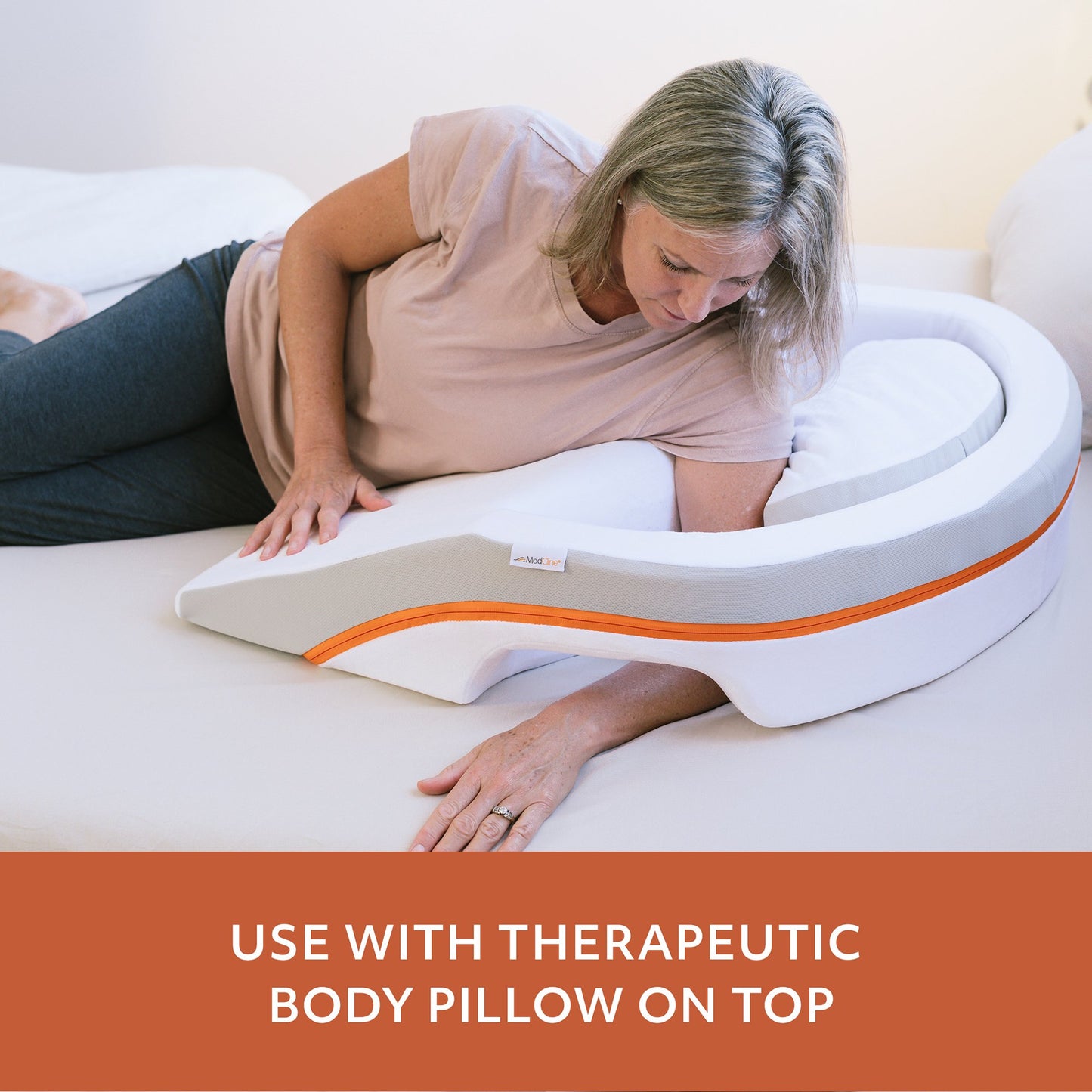 MedCline® Reflux Relief Positioner System 27 W X 29 L X 6 H Inch Foam / Gel Freestanding (1217708_EA)