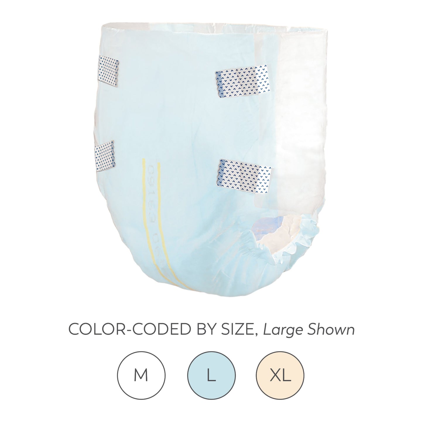 Tranquility® Essential Unisex Incontinence Brief Medium Disposable Moderate Absorbency (884706_CS)