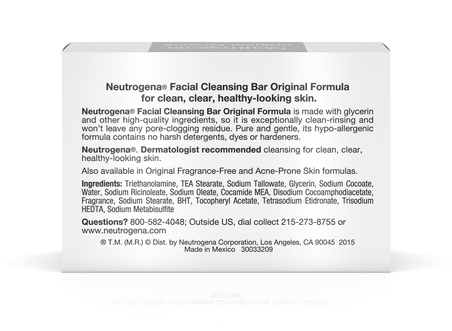 Neutrogena® Facial Cleanser Bar 3.5 oz. Individually Wrapped Unscented (694987_EA)