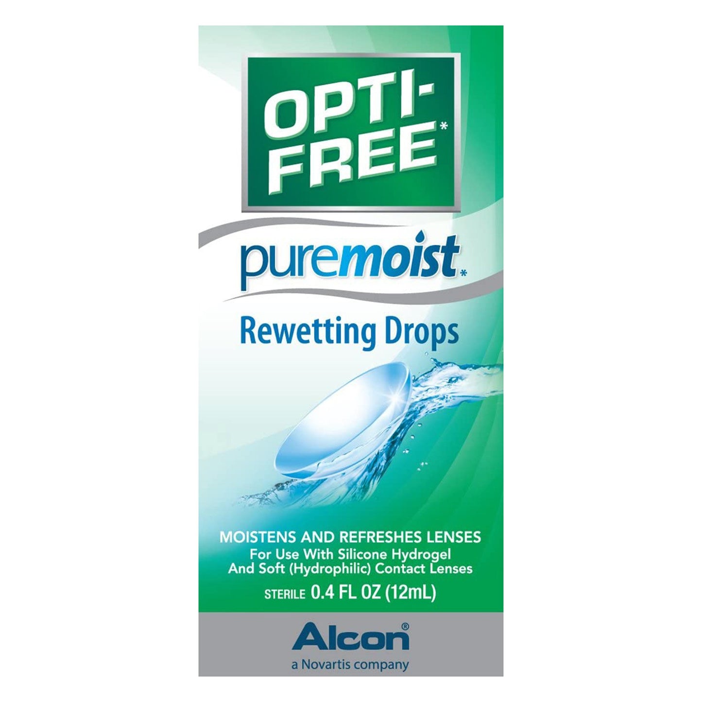 Opti-Free® Pure Moist® Contact Lens Solution 0.4 oz. Solution (798866_EA)