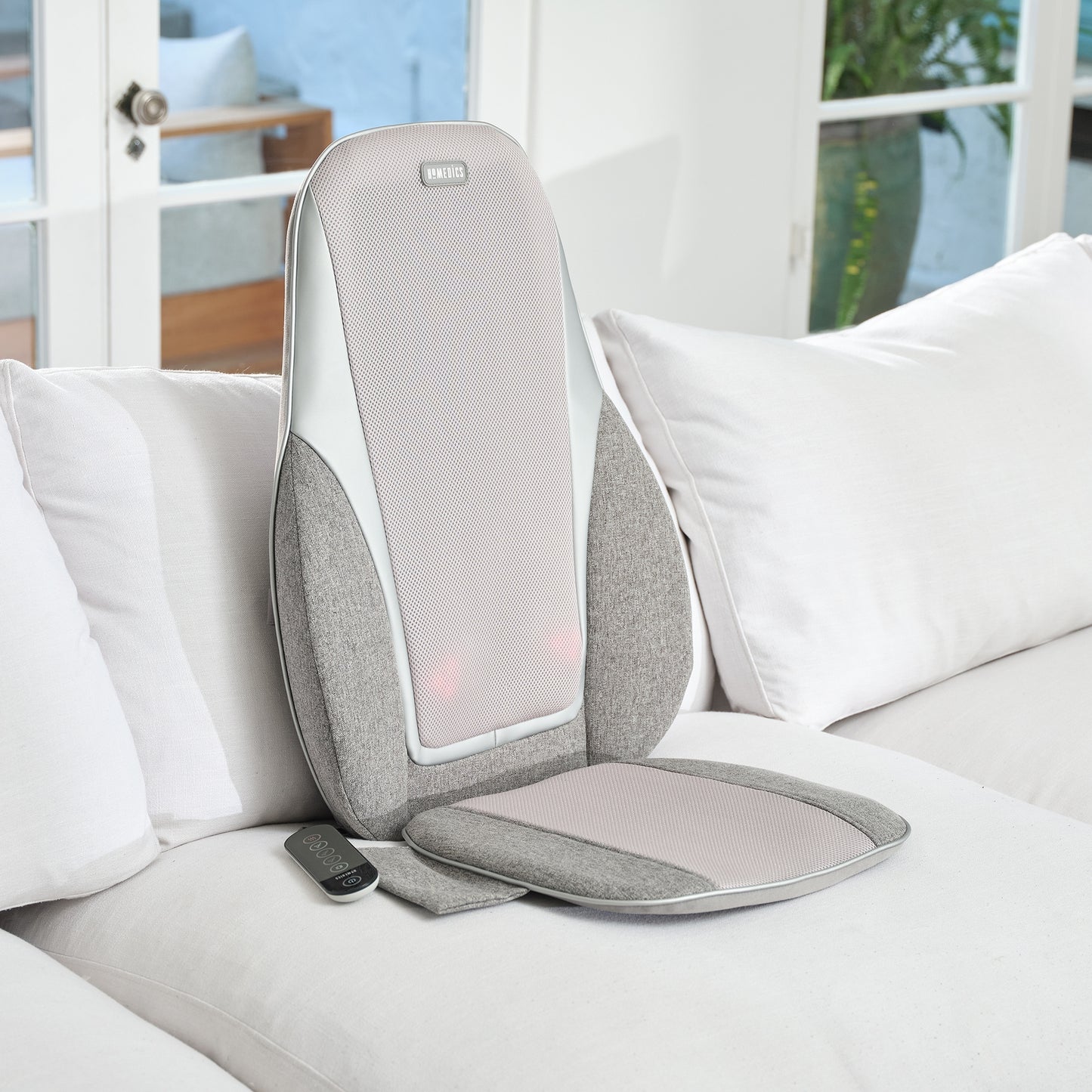 HoMedics® Shiatsu Pro Massage Cushion with Heat 5-5/16 X 17-1/2 X 24-1/2 Inch (1261149_EA)