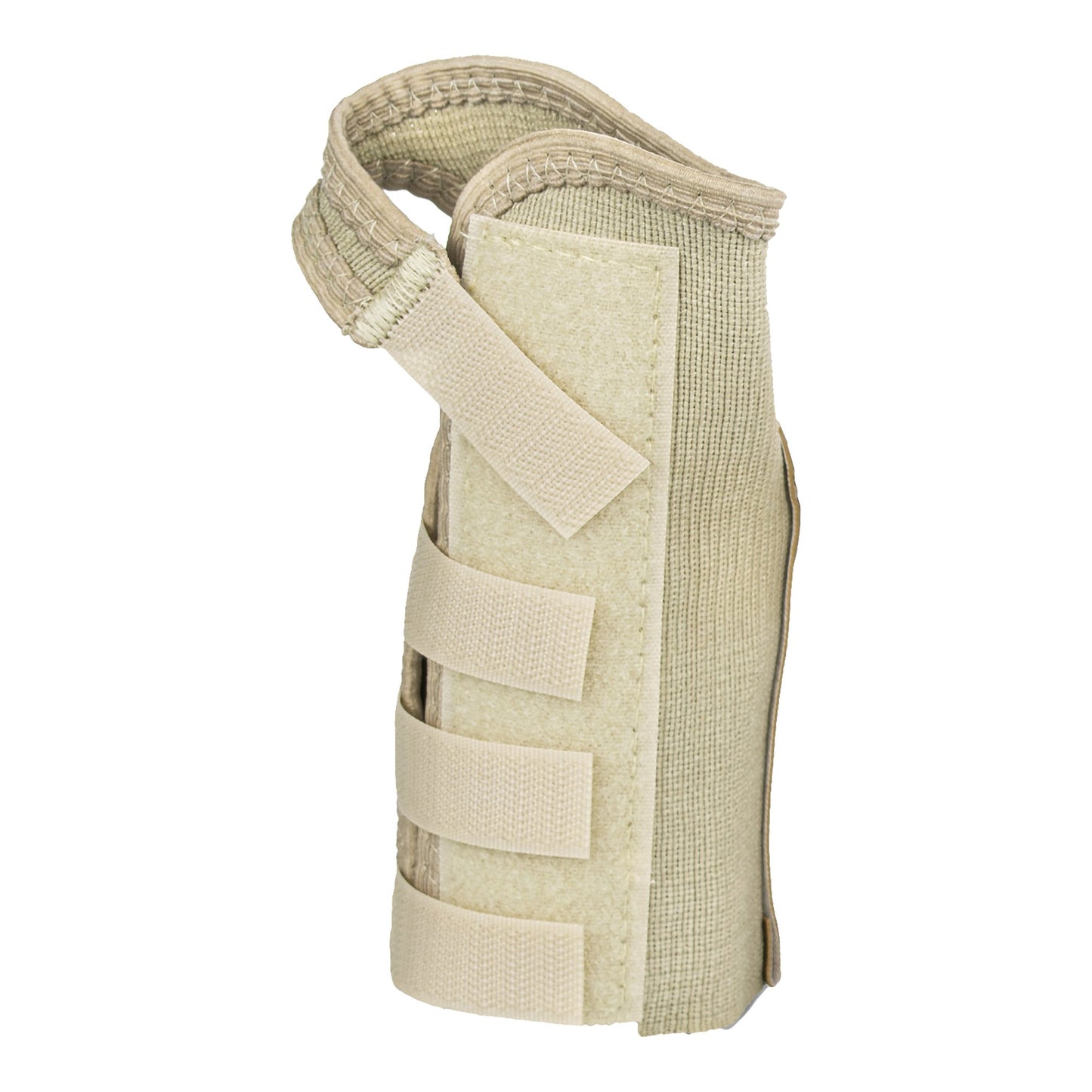 McKesson Wrist Brace Low Profile / Contoured / Wraparound Aluminum / Cotton / Elastic Right Hand Beige X-Small (1159151_EA)
