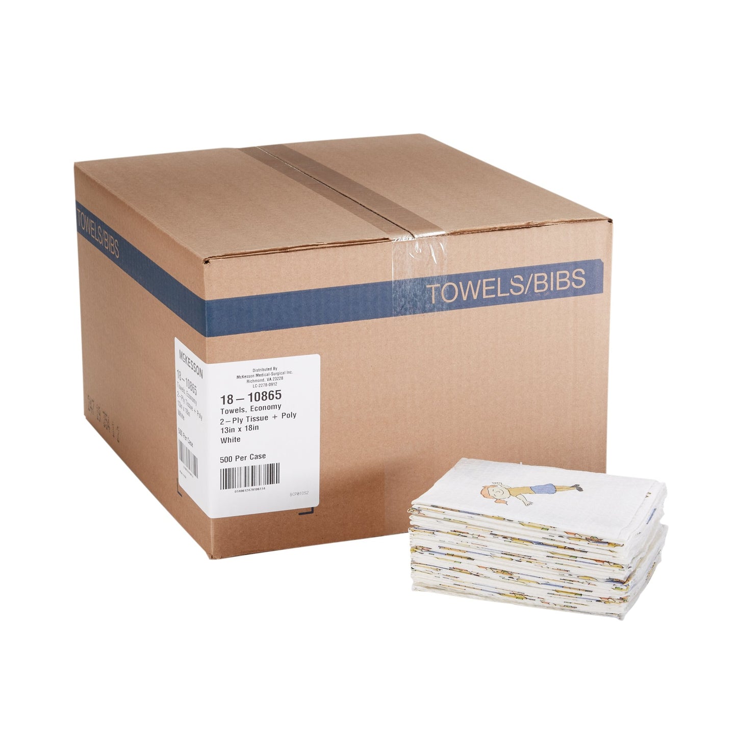 McKesson Procedure Towel 13 W X 18 L Inch Kids Print NonSterile (489531_CS)