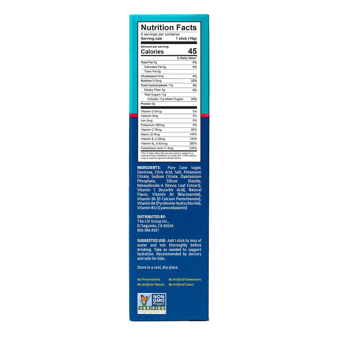 Liquid I.V.® Hydration Multiplier® Oral Electrolyte Solution Strawberry Flavor 0.56 oz. Electrolyte (1220424_BX)