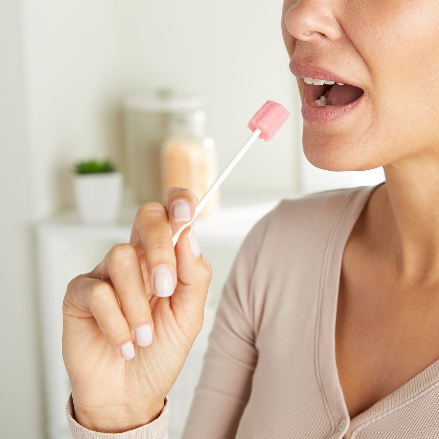 McKesson Oral Swab Untreated Foam Tip 1 per Pack (864650_EA)