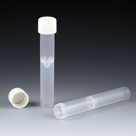 Globe Scientific Test Tube Plain 5 mL Without Closure Polypropylene Tube (634838_CS)