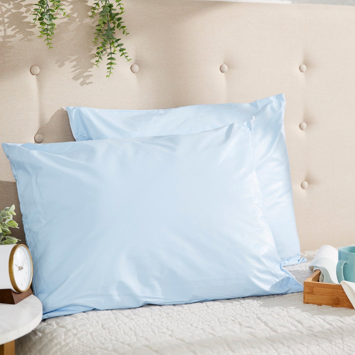 McKesson Bed Pillow 20 X 26 Inch Blue Reusable (939591_BX)