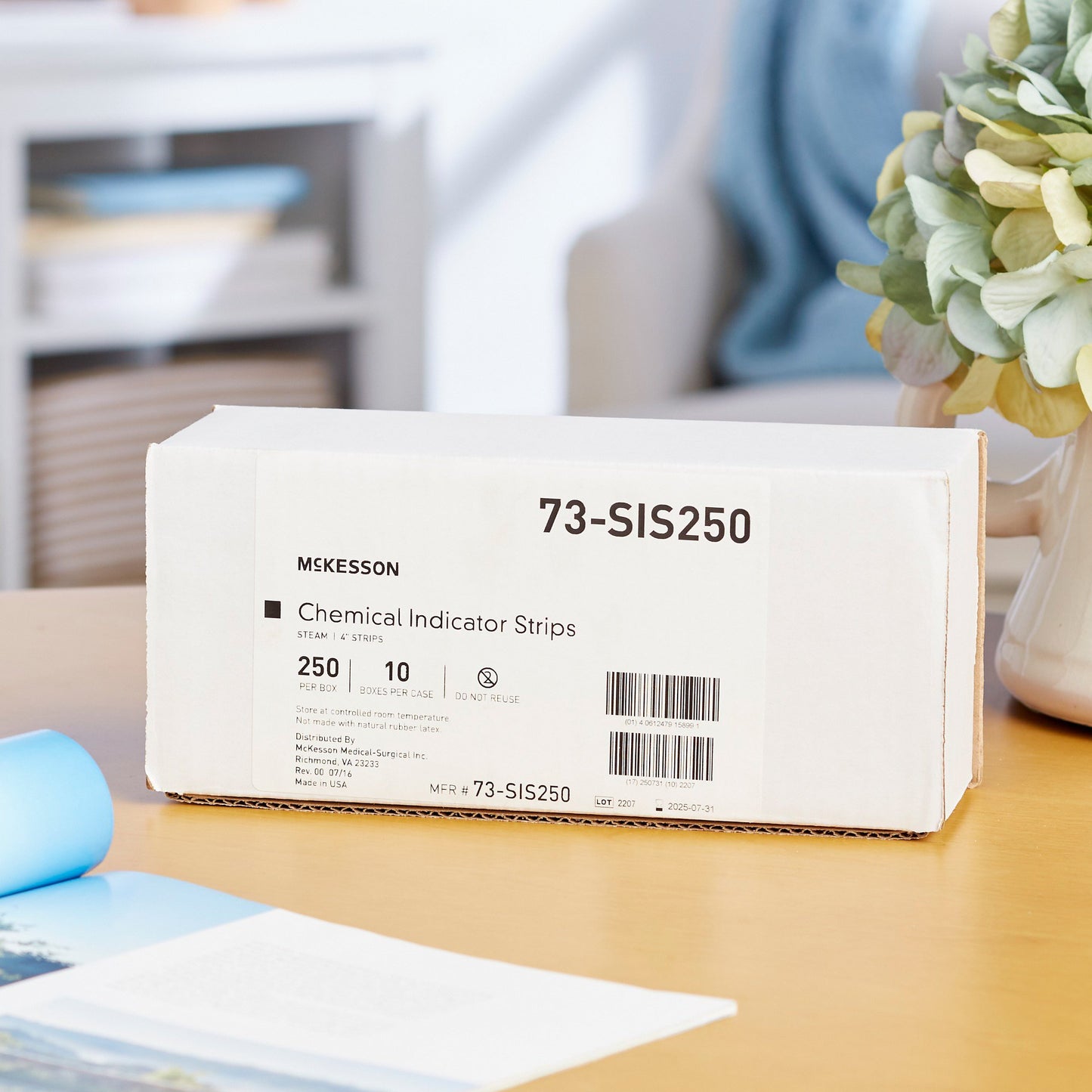 McKesson Sterilization Chemical Indicator Strip Steam 4 Inch Length (524535_CS)