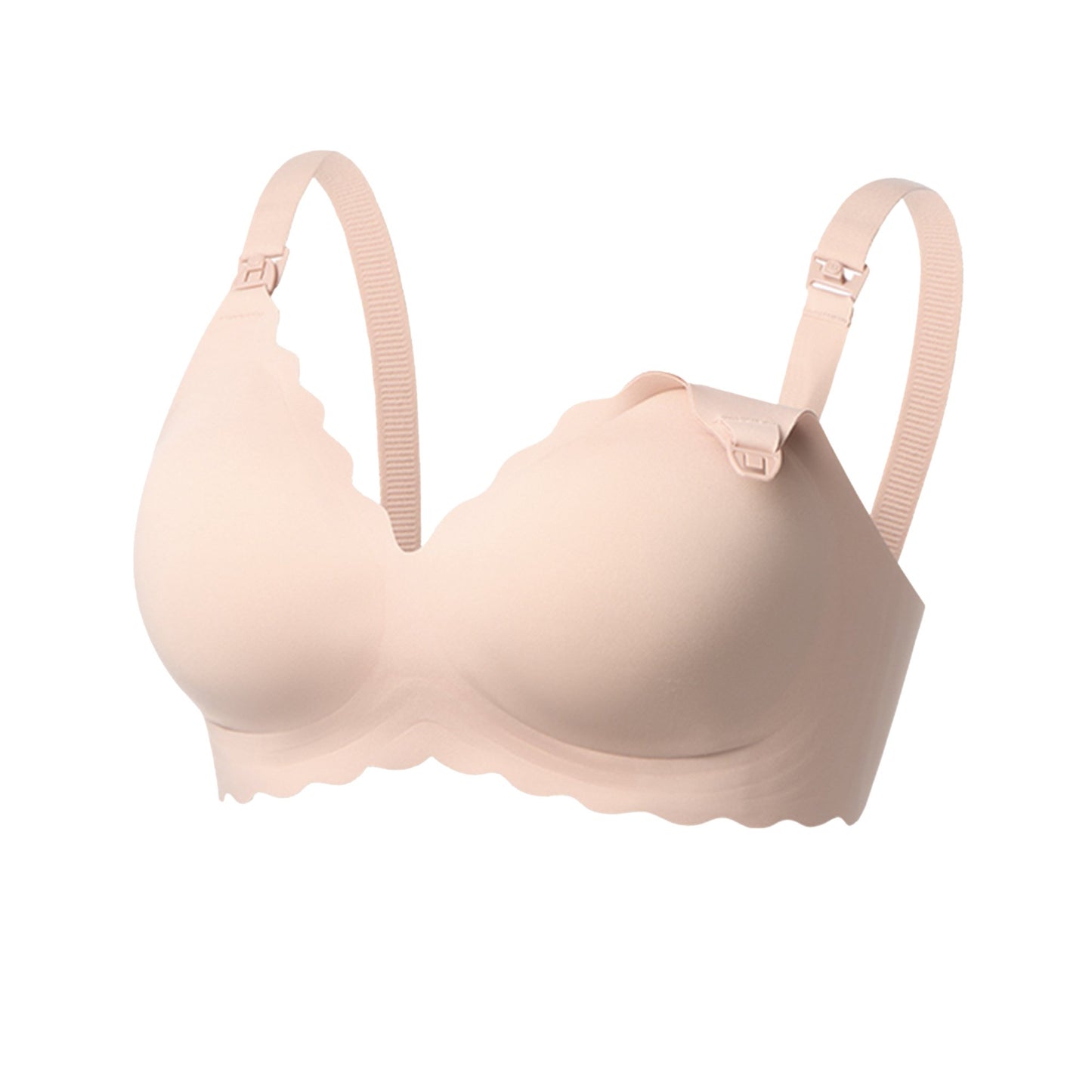 Momcozy Nursing Bra Beige Large 36 to 38 Inch (1261822_EA)