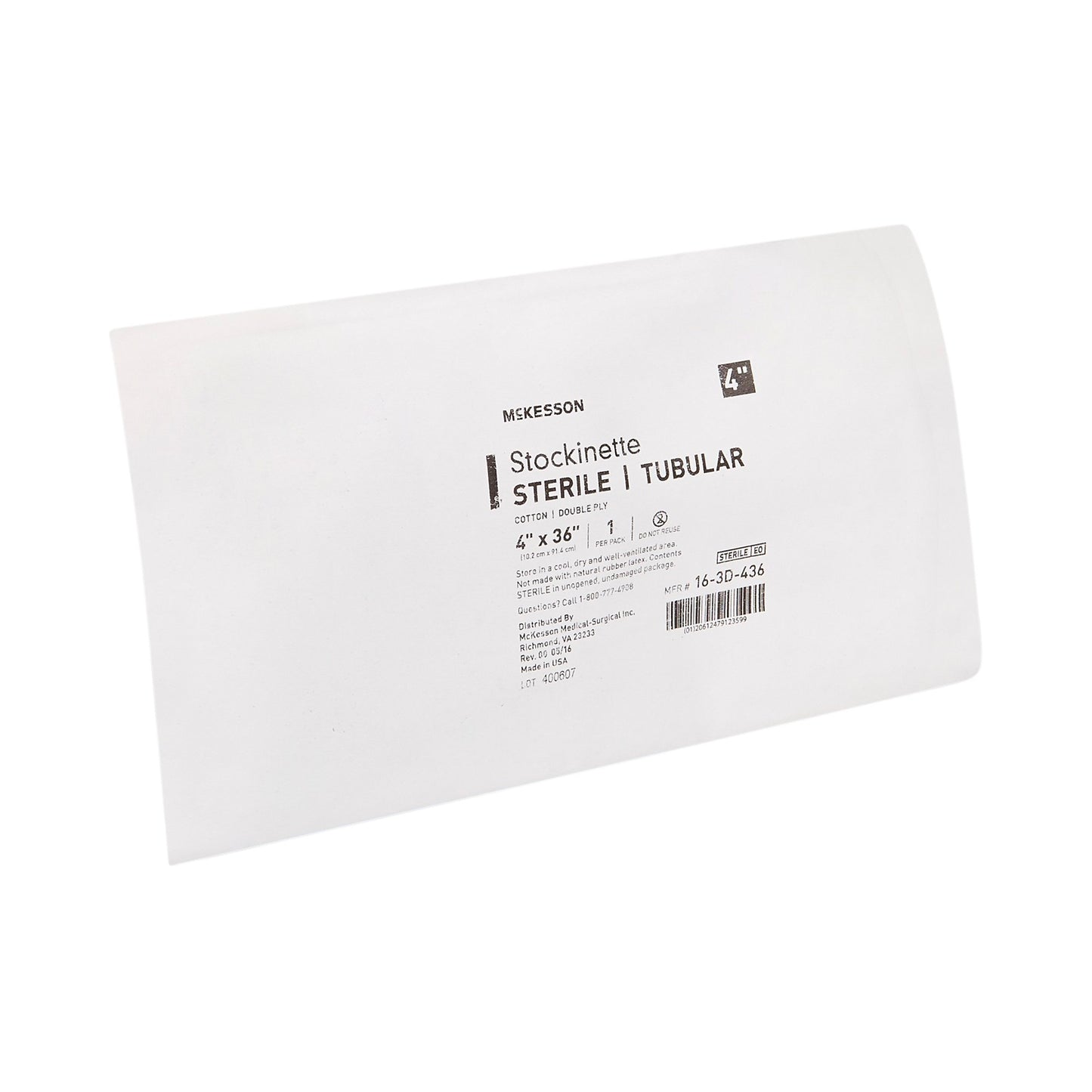 McKesson Surgical Stockinette Tubular 4 X 36 Inch Sterile (457660_EA)