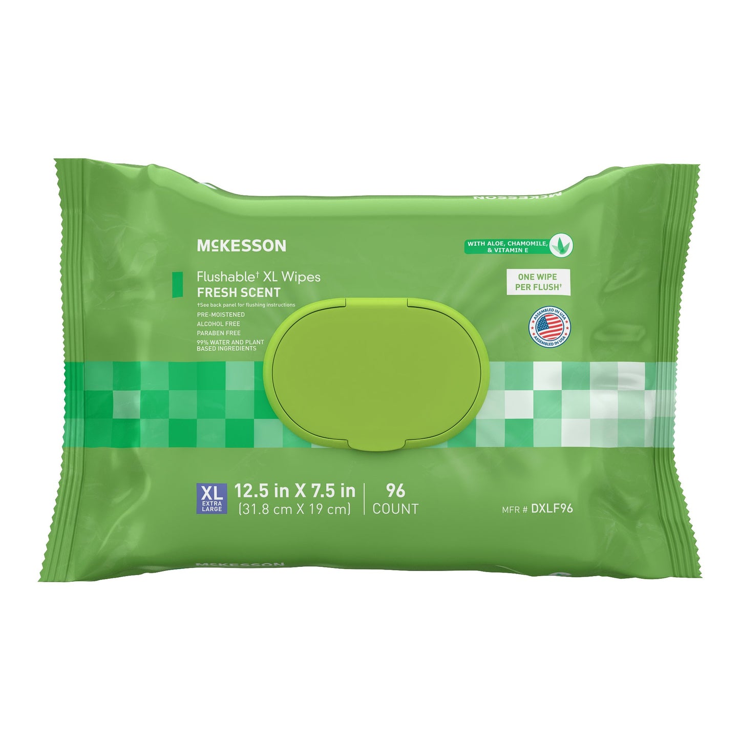 McKesson Flushable Personal Wipe Soft Pack Scented 96 Count (1241748_PK)