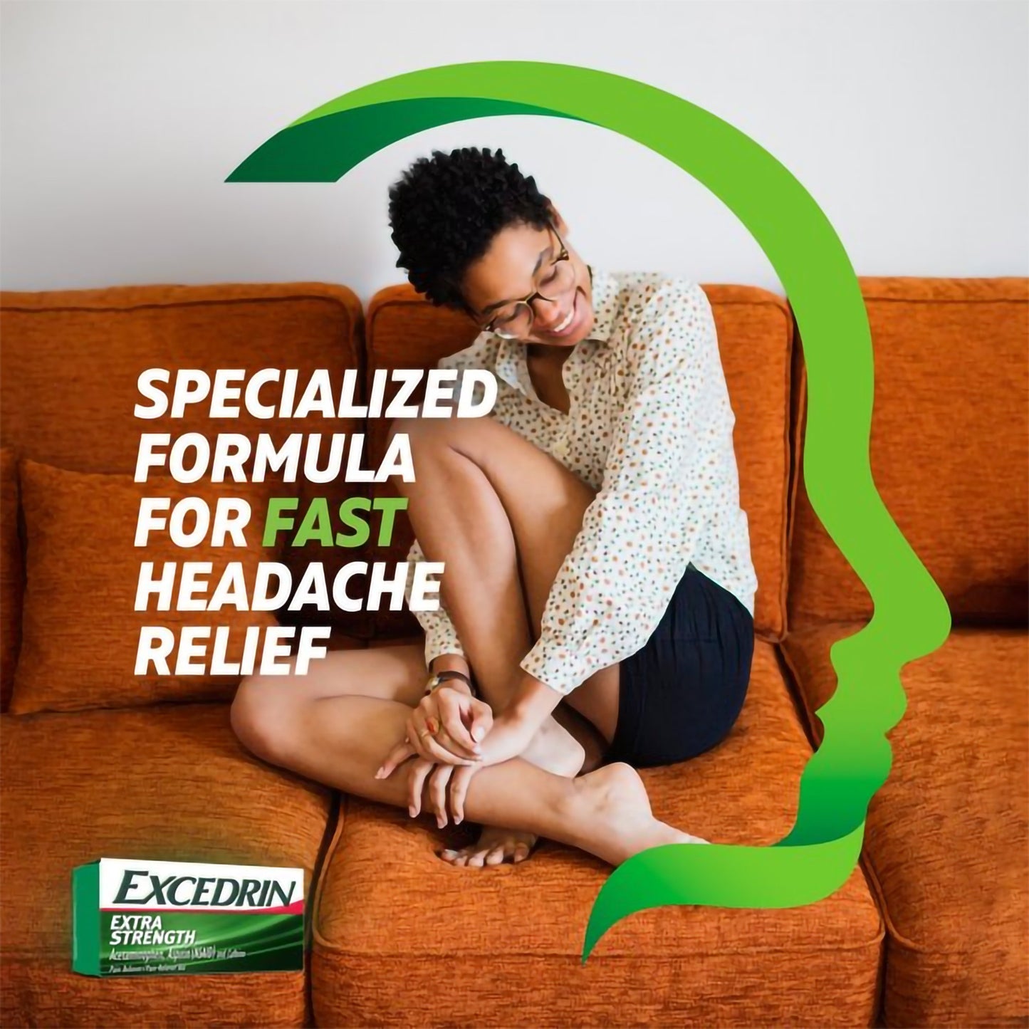 Excedrin® Extra Strength Pain Relief 250 mg - 250 mg - 65 mg Strength Acetaminophen / Aspirin / Caffeine Capsule 100 per Bottle (1261057_BT)