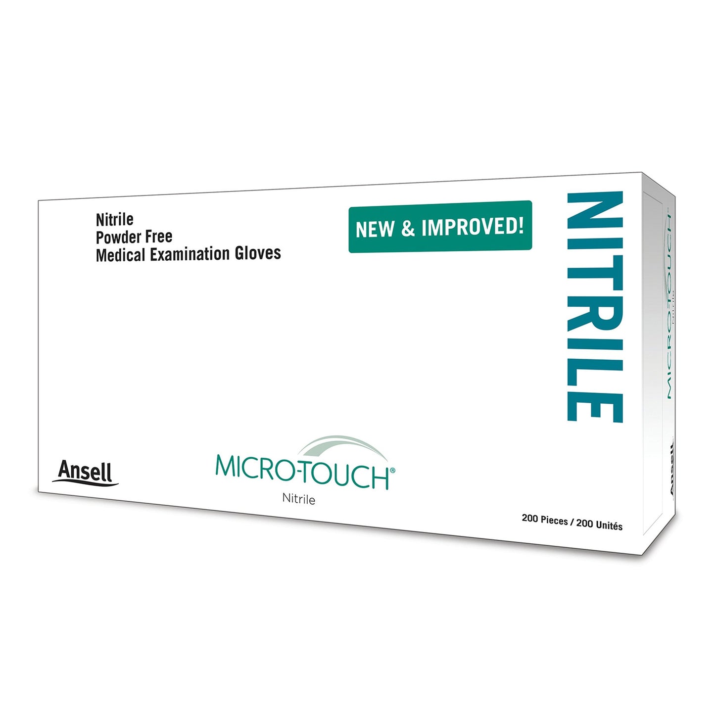 Micro-Touch® Nitrile Exam Glove Large NonSterile Nitrile Standard Cuff Length Textured Fingertips Blue Chemo Tested (703152_CS)