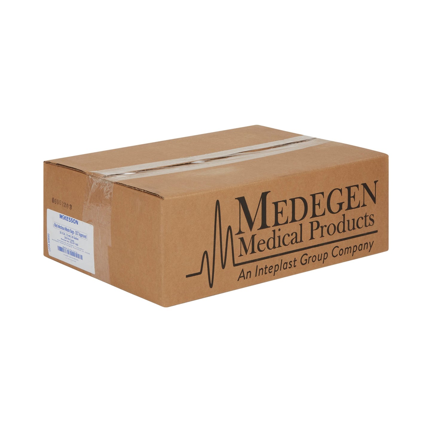 McKesson Biohazard Waste Bag Biohazard Symbol / Infectious Waste 30 gal. Red 30 X 36 Inch (551254_CS)