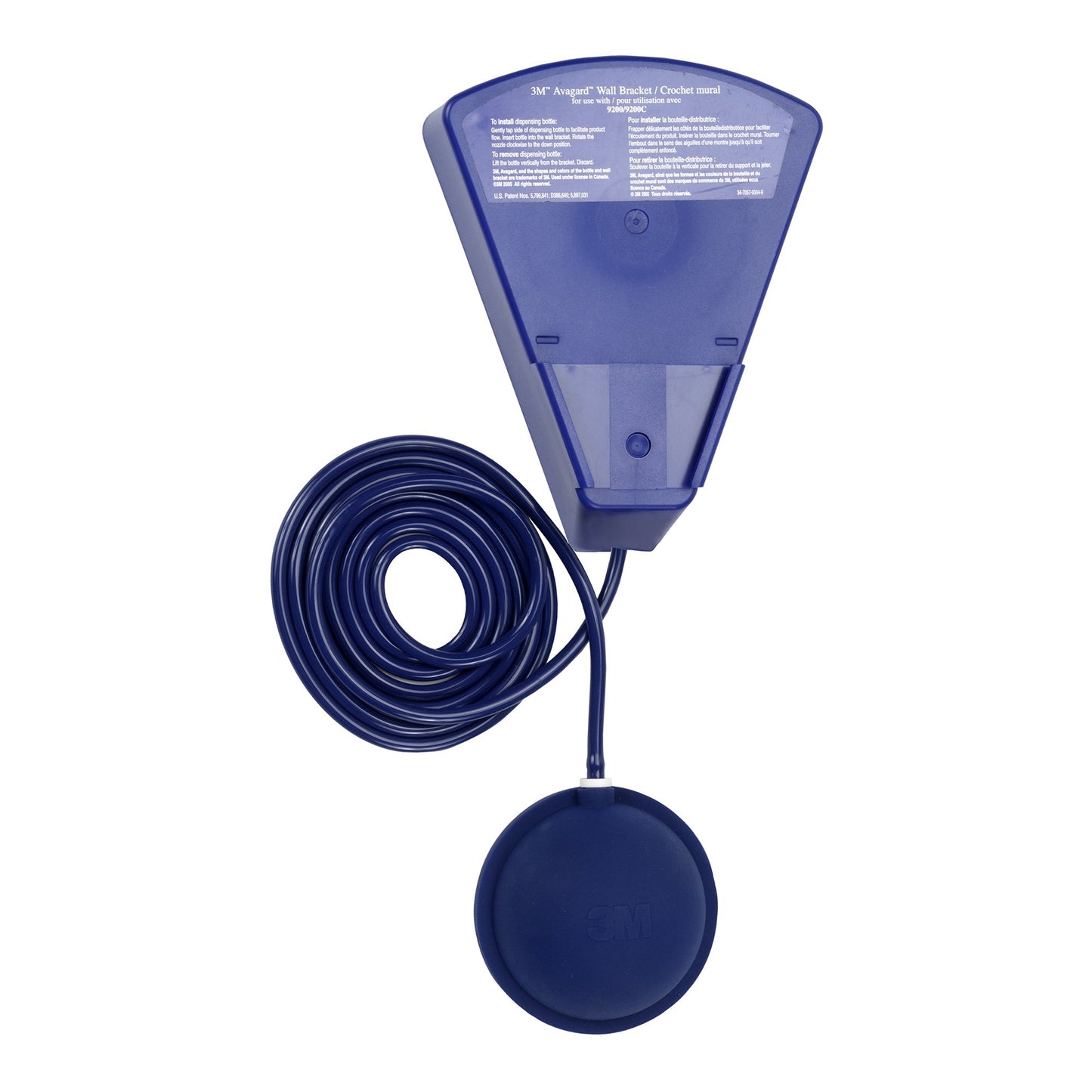 3M™ Avagard™ Wall Bracket and Foot Pump For Surgical and Healthcare Personnel Hand Antiseptic Wedge Bottles, 9200 and 9216 (444808_EA)