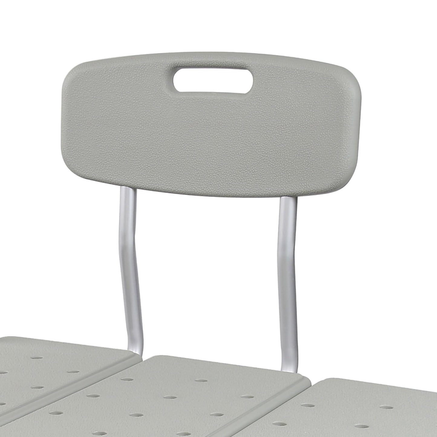 McKesson Knocked Down Bath Transfer Bench Removable Arm Rail 17-1/2 to 22-1/2 Inch Seat Height 400 lbs. Weight Capacity (1088139_CS)