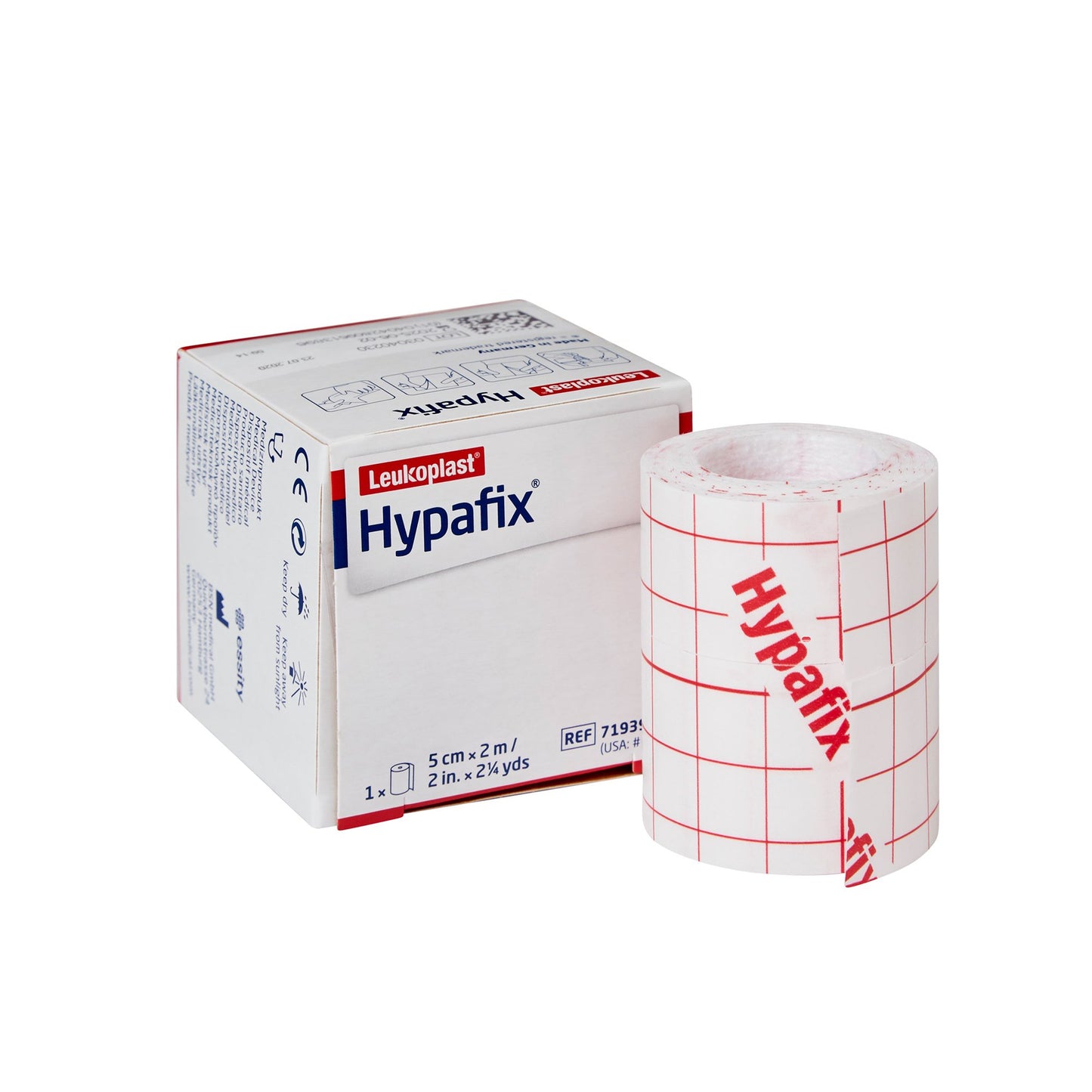 Hypafix® Dressing Retention Tape with Liner White 2 Inch X 2 Yard Nonwoven Polyester NonSterile (1065315_CS)