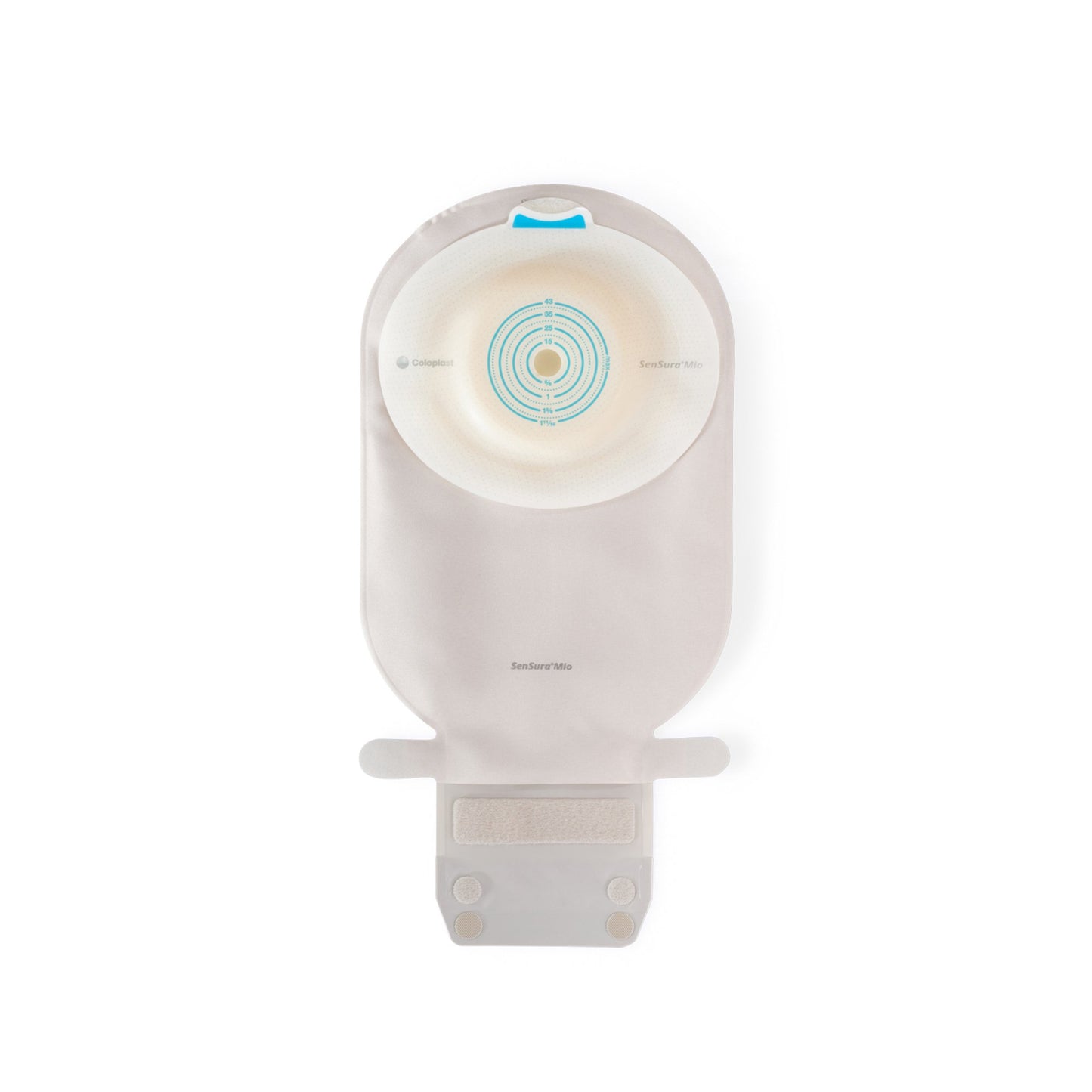 SenSura® Mio Convex Ostomy Pouch One-Piece System 11 Inch Length, Maxi Convex Light, Trim to Fit 3/8 to 1-11/16 Inch Stoma Drainable (995394_BX)