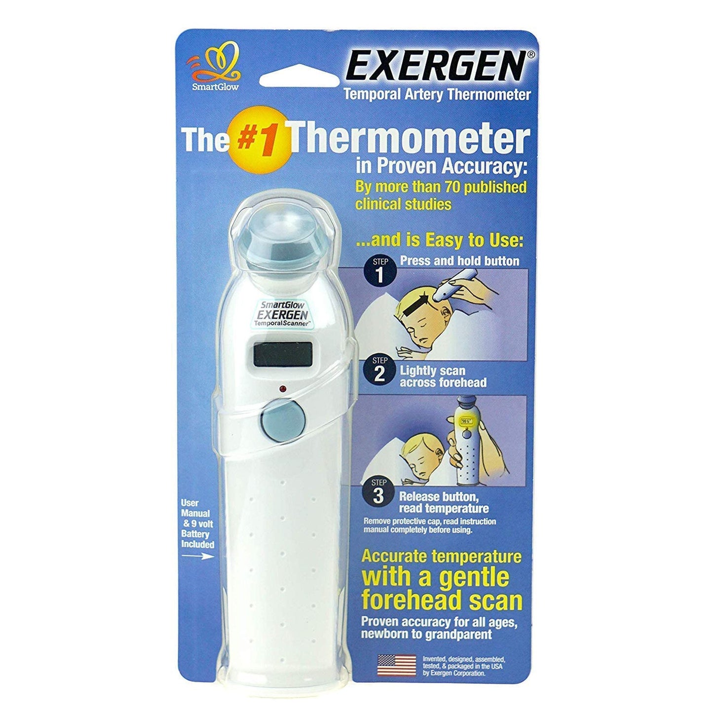 TemporalScanner™ Temporal Contact Thermometer Temporal Probe Handheld (518379_EA)