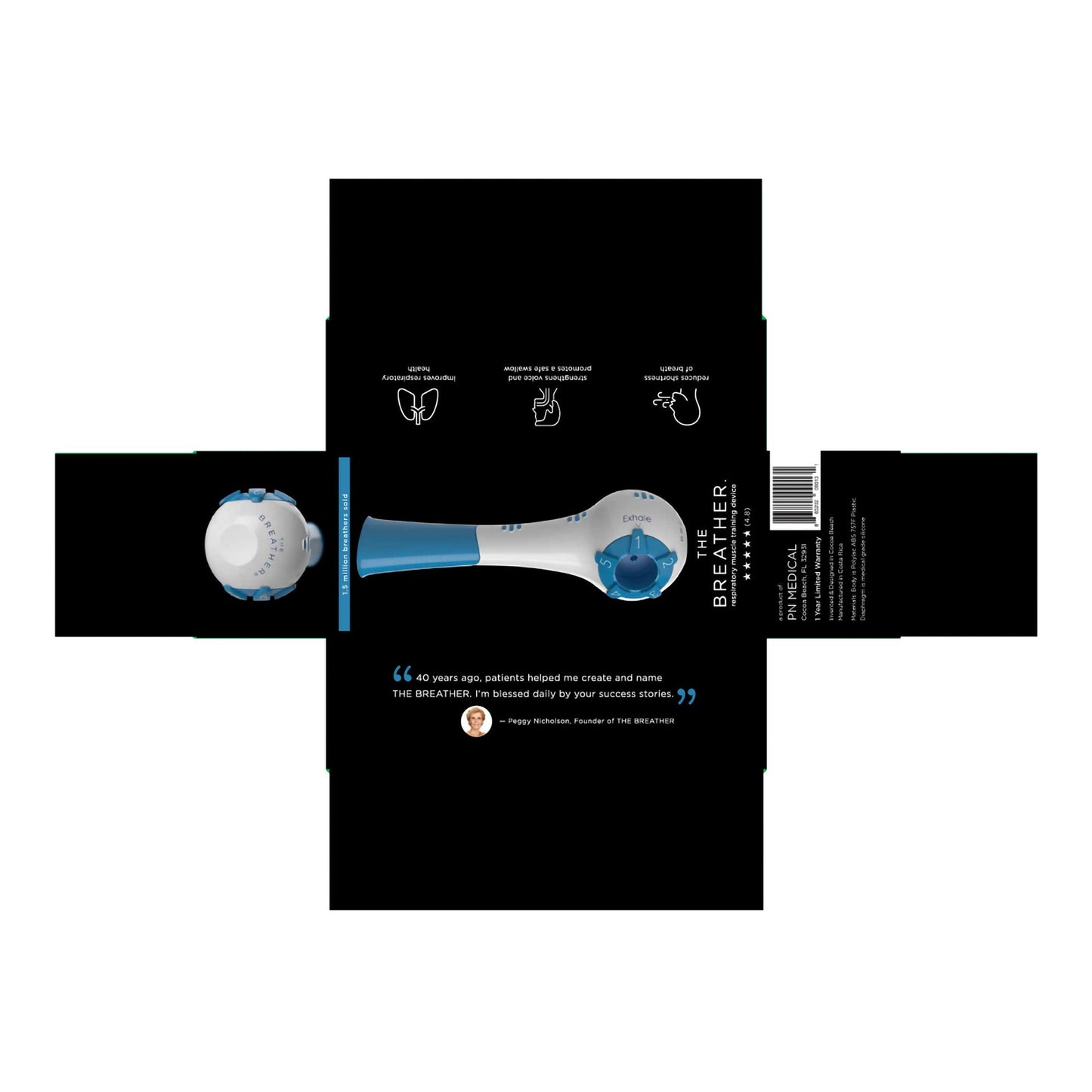 The Breather™ Respiratory Therapy System Adult (1229111_EA)
