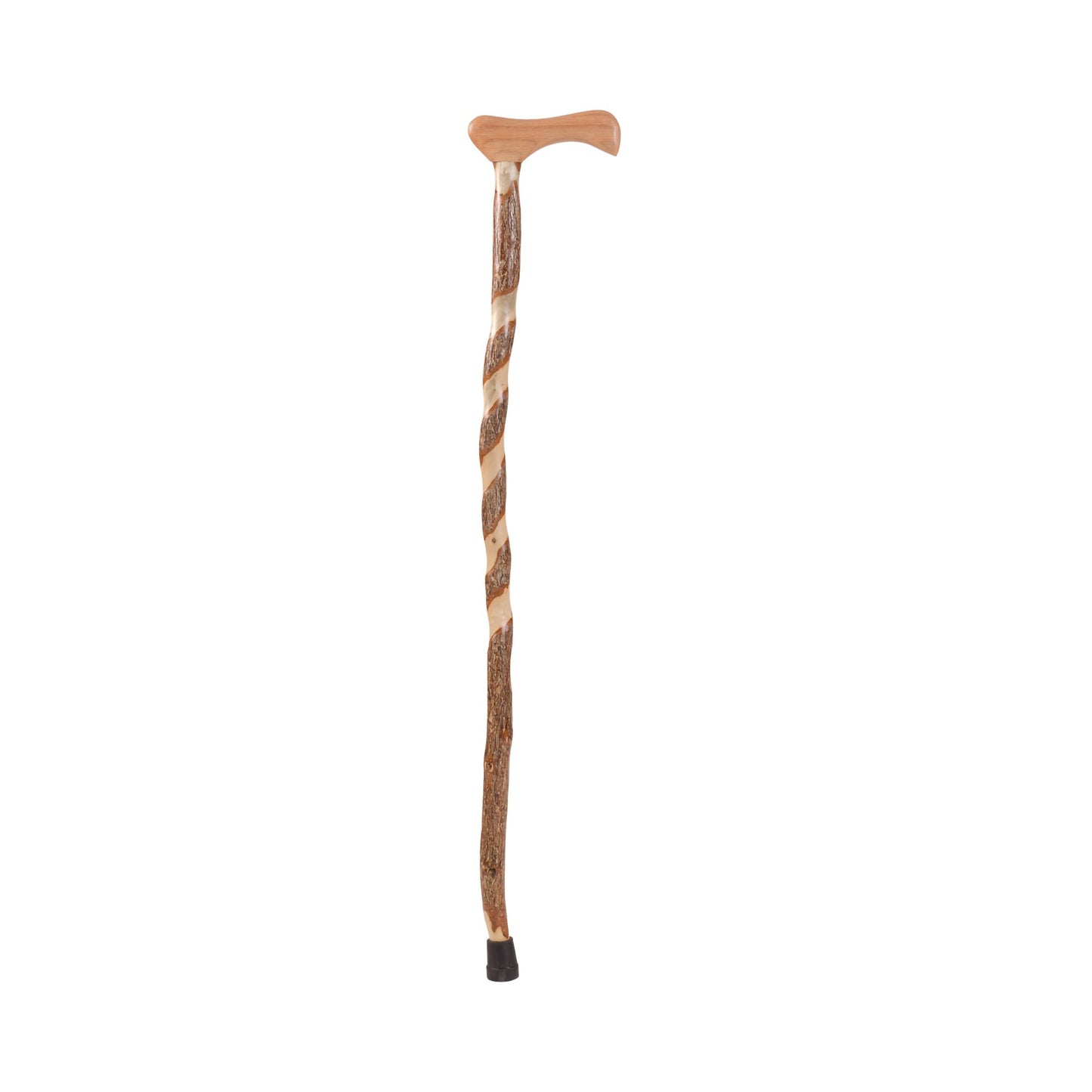 Brazos™ Twisted T-Handle Cane Wood 37 Inch Height Sassafras (1149597_EA)