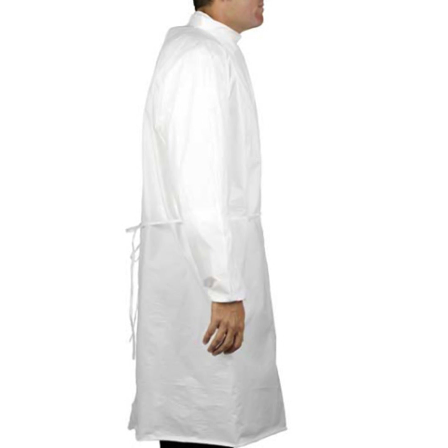 TrueCare Biomedix Cleanroom Gown One Size Fits Most White Sterile Not Rated Disposable (1136405_CT)