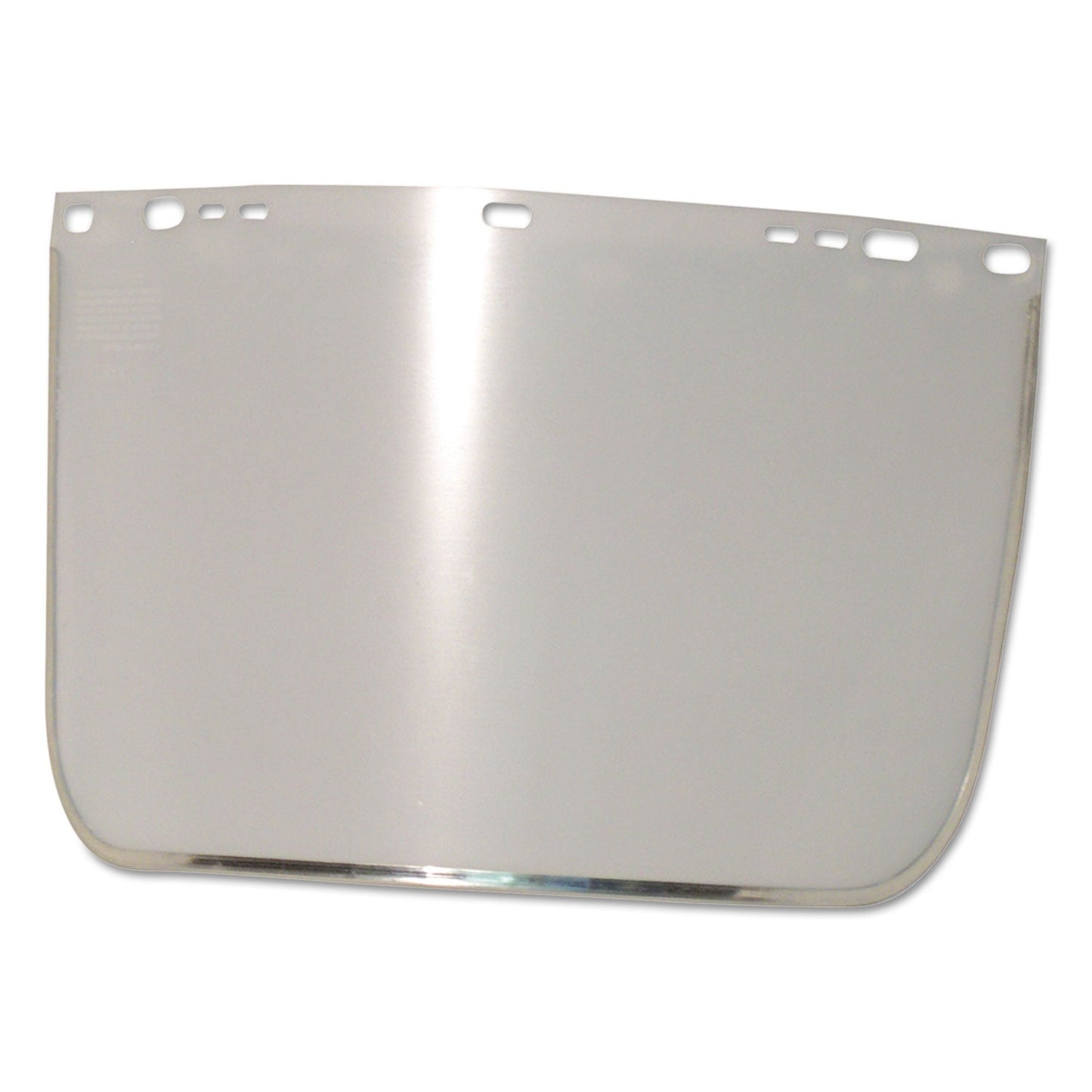 Anchor Brand Visor, Clear, Aluminum Bound, 9 in x 15-1/2 in, for Jackson Safety® Head Gear/Cap Adaptors (101-3440-B-CL)