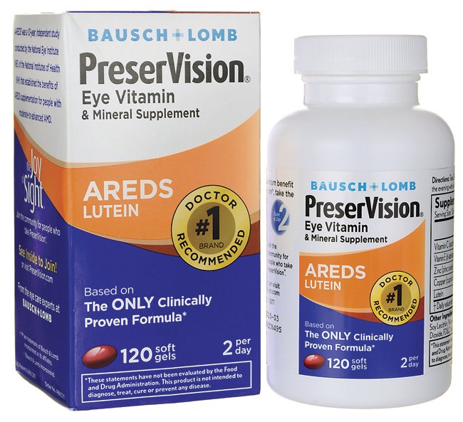 PreserVision® Multivitamin Supplement Ascorbic Acid / Vitamin E / Zinc 200 IU - 226 mg - 34.8 mg Strength Softgel 120 per Bottle (830840_BX)