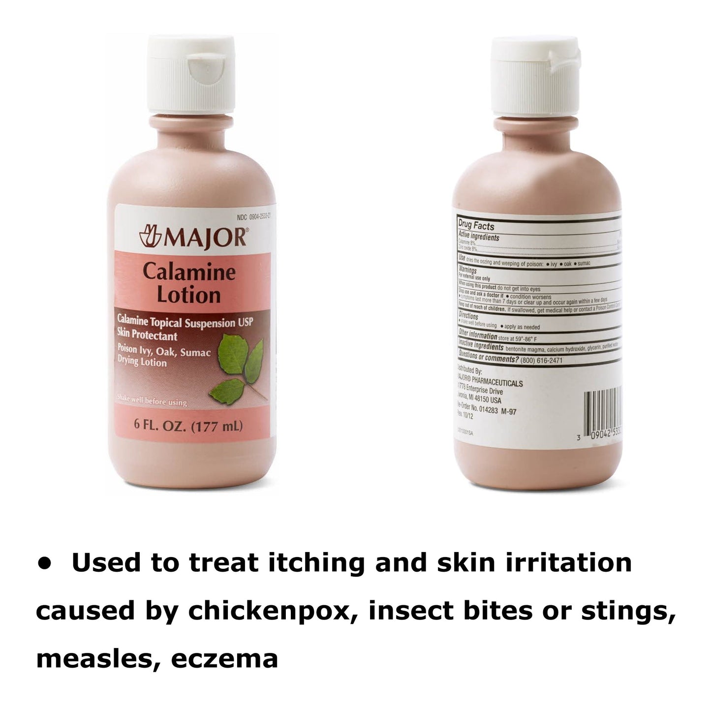 Major® Calamine Itch Relief 8% Strength Lotion 177 mL Bottle (846836_EA)