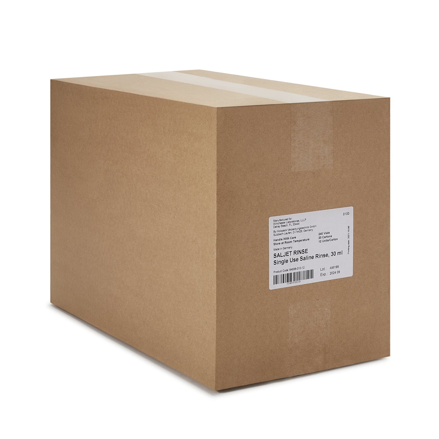 Saljet® Irrigation Solution 0.9% Sodium Chloride, Preservative Free Not for Injection Unit Dose Vial 30 mL (1070988_EA)